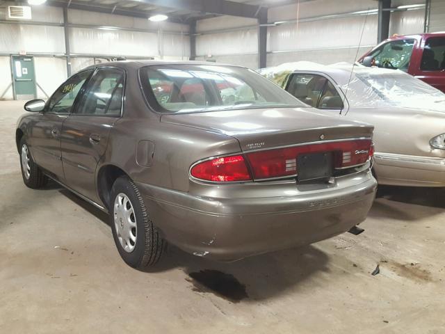 2G4WS52JX31292414 - 2003 BUICK CENTURY CU BROWN photo 3