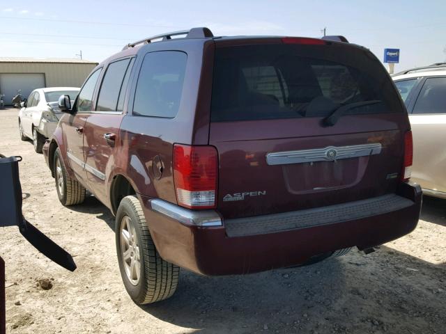 1A8HX58P77F552169 - 2007 CHRYSLER ASPEN LIMI 勃艮第红 照片 3