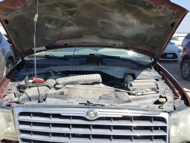 1A8HX58P77F552169 - 2007 CHRYSLER ASPEN LIMI 勃艮第红 照片 7