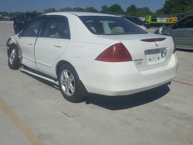 1HGCM56346A078009 - 2006 HONDA ACCORD SE WHITE photo 3