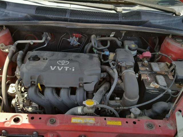 JTDAT123310126122 - 2001 TOYOTA ECHO RED photo 7