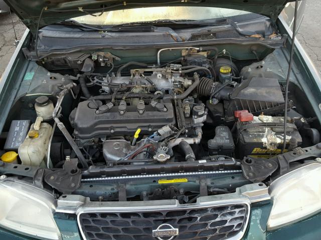 3N1CB51D81L450086 - 2001 NISSAN SENTRA XE GREEN photo 7