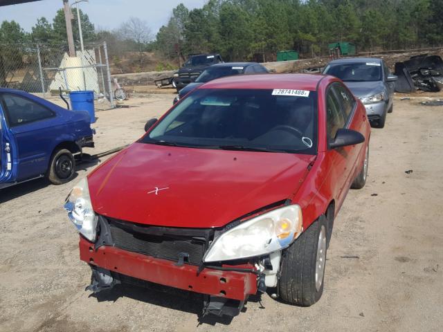 1G2ZF58BX74129332 - 2007 PONTIAC G6 VALUE L RED photo 2