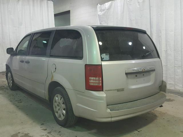 2A8HR44H38R818784 - 2008 CHRYSLER TOWN & COU GRAY photo 3