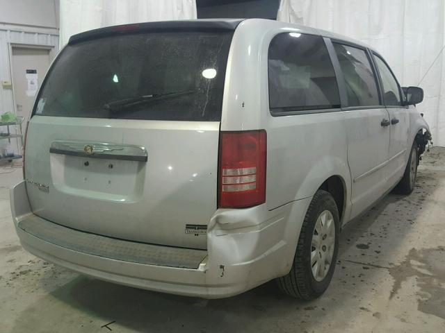 2A8HR44H38R818784 - 2008 CHRYSLER TOWN & COU GRAY photo 4