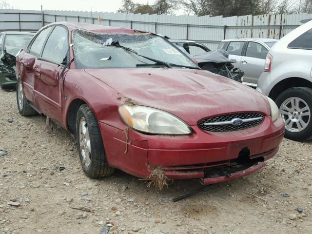 1FAFP53201A279225 - 2001 FORD TAURUS SE RED photo 1