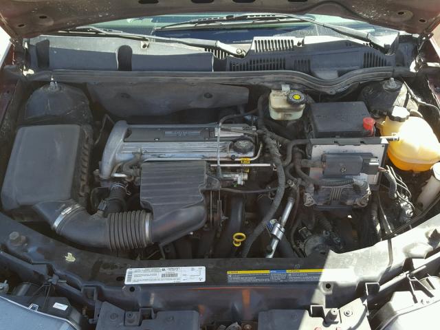 1G8AJ52F83Z105055 - 2003 SATURN ION LEVEL 勃艮第红 照片 7