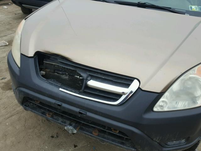 JHLRD78884C028103 - 2004 HONDA CR-V EX BROWN photo 9