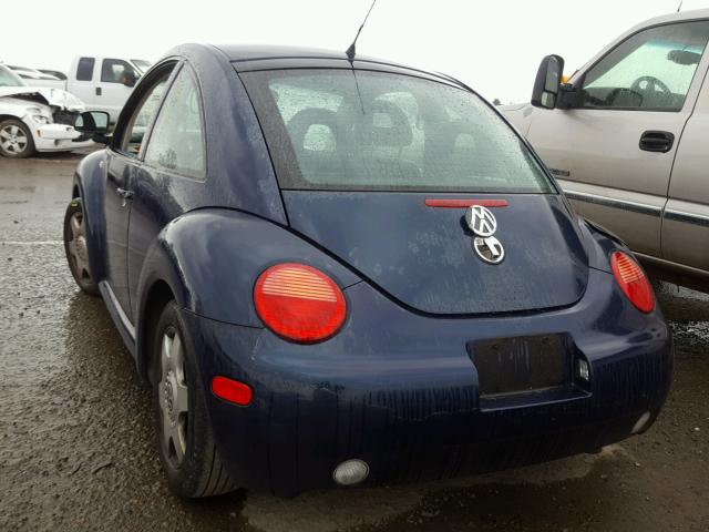 3VWDD21C7YM428969 - 2000 VOLKSWAGEN NEW BEETLE ლურჯი ფოტო 3
