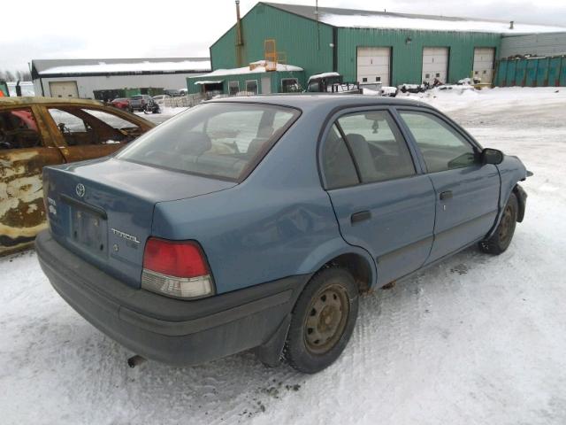 JT2BC53L2X0382098 - 1999 TOYOTA TERCEL CE BLUE photo 4