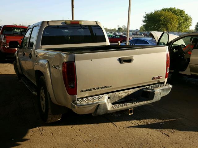 1GTDS136658149068 - 2005 GMC CANYON TAN photo 3