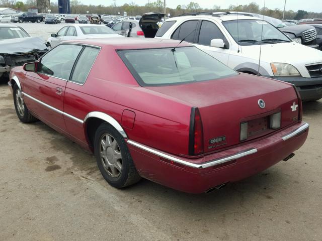 1G6ET1299XU601783 - 1999 CADILLAC ELDORADO T RED photo 3