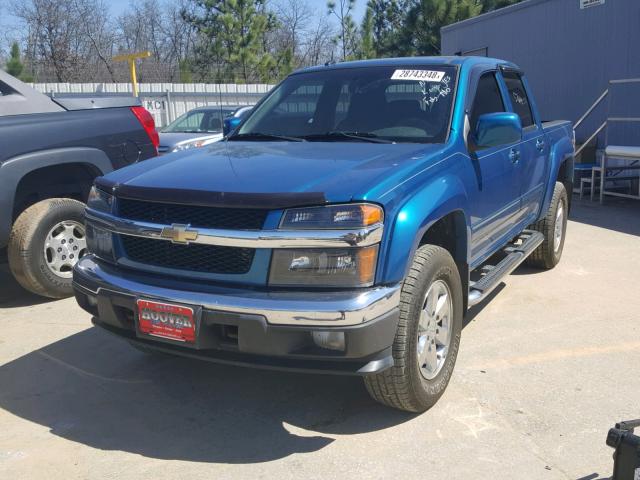 1GCHTDFEXC8111701 - 2012 CHEVROLET COLORADO L BLUE photo 2