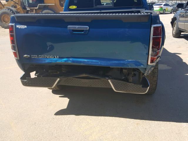 1GCHTDFEXC8111701 - 2012 CHEVROLET COLORADO L BLUE photo 9