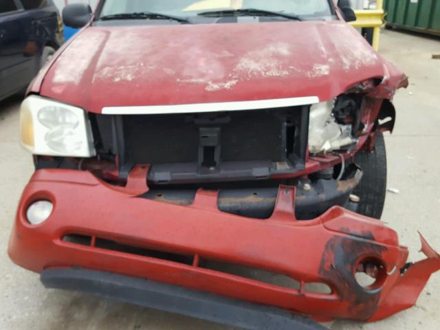 1GKES16S036116674 - 2003 GMC ENVOY XL RED photo 7