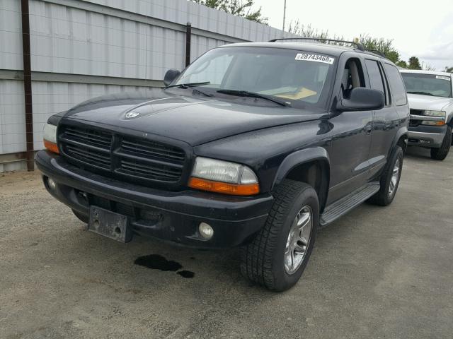 1D8HS78Z63F569821 - 2003 DODGE DURANGO R/ BLACK photo 2