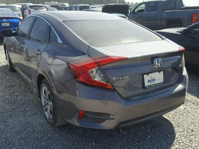 19XFC2F61HE064267 - 2017 HONDA CIVIC LX GRAY photo 3