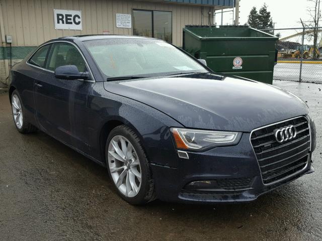 WAULFAFR6DA002131 - 2013 AUDI A5 PREMIUM GRAY photo 1