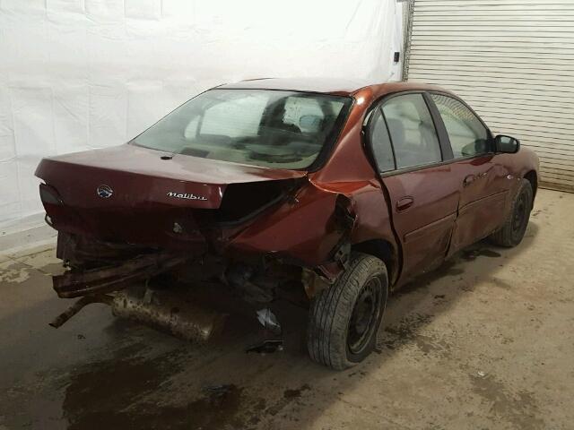 1G1ND52J23M700623 - 2003 CHEVROLET MALIBU MAROON photo 4