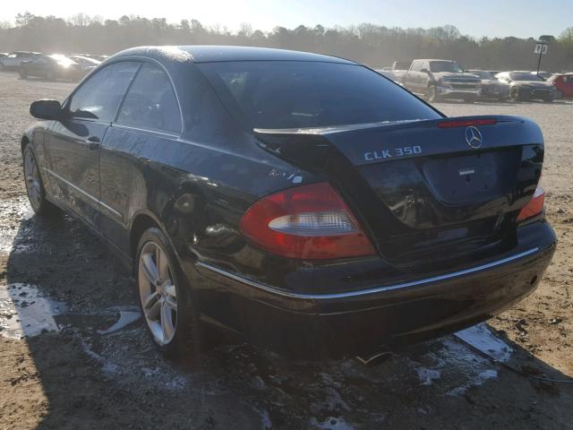 WDBTJ56H56F195585 - 2006 MERCEDES-BENZ CLK 350 BLACK photo 3