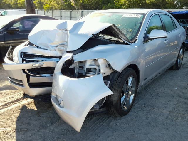 1G1ZC5E17BF310913 - 2011 CHEVROLET MALIBU 1LT SILVER photo 2