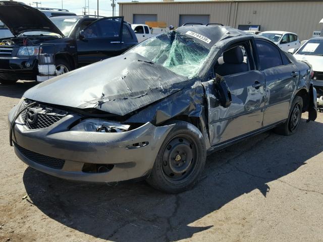 1YVFP80C455M25949 - 2005 MAZDA 6 I GRAY photo 2