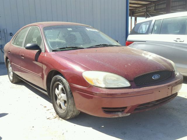 1FAFP53UX6A107342 - 2006 FORD TAURUS SE MAROON photo 1