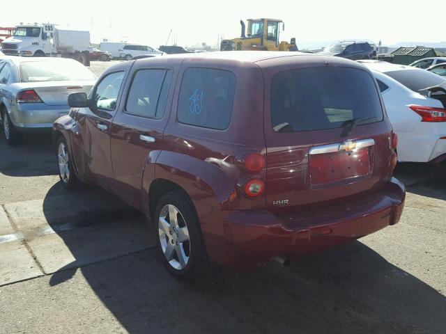 3GNDA13D76S562425 - 2006 CHEVROLET HHR LS BURGUNDY photo 3