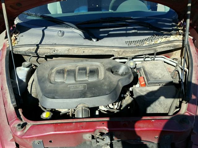 3GNDA13D76S562425 - 2006 CHEVROLET HHR LS BURGUNDY photo 7