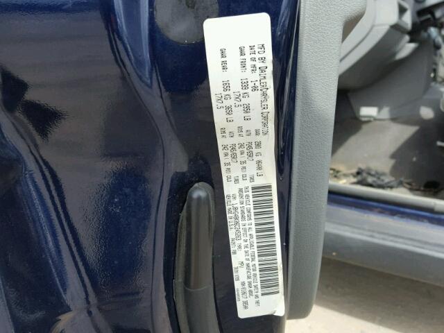 1J8HG48K06C245263 - 2006 JEEP COMMANDER ლურჯი ფოტო 10