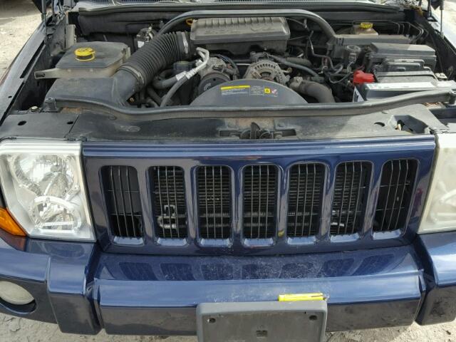 1J8HG48K06C245263 - 2006 JEEP COMMANDER ლურჯი ფოტო 7