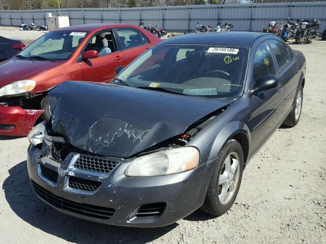 1B3EL46X84N233515 - 2004 DODGE STRATUS SX GRAY photo 2