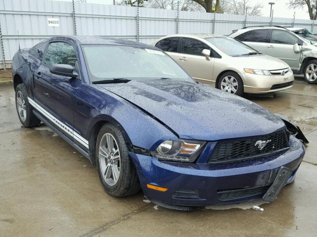 1ZVBP8AN3A5161358 - 2010 FORD MUSTANG BLUE photo 1