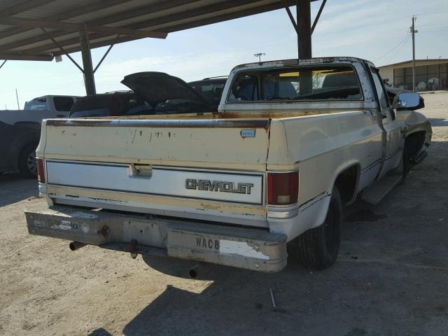 2GCDC14H1B1141150 - 1981 CHEVROLET C10 BEIGE photo 4