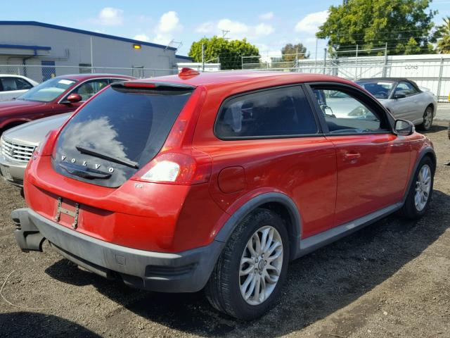 YV1MK672X92121216 - 2009 VOLVO C30 T5 RED photo 4