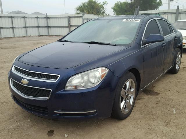 1G1ZC5EB9AF221013 - 2010 CHEVROLET MALIBU 1LT BLUE photo 2