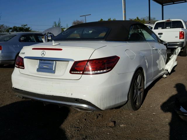 WDDKK7DF0GF325433 - 2016 MERCEDES-BENZ E 550 WHITE photo 4