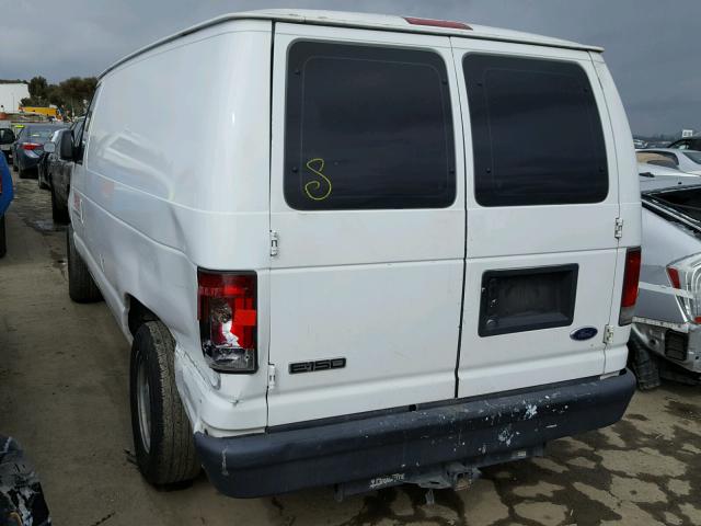 1FTRE14W26HA03294 - 2006 FORD ECONOLINE WHITE photo 3