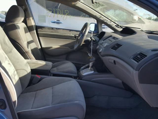 19XFA1F87AE075328 - 2010 HONDA CIVIC EX ლურჯი ფოტო 5