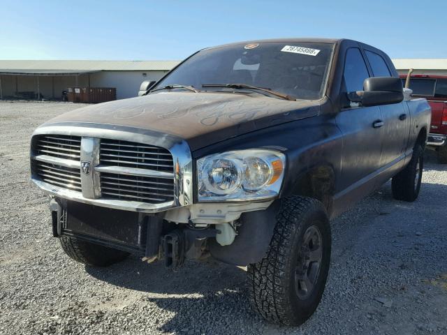 3D7KS29AX7G854144 - 2007 DODGE RAM 2500 BLACK photo 2