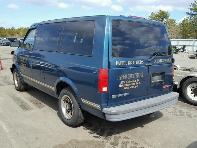 1GKEL19W6SB547666 - 1995 GMC SAFARI XT BLUE photo 3