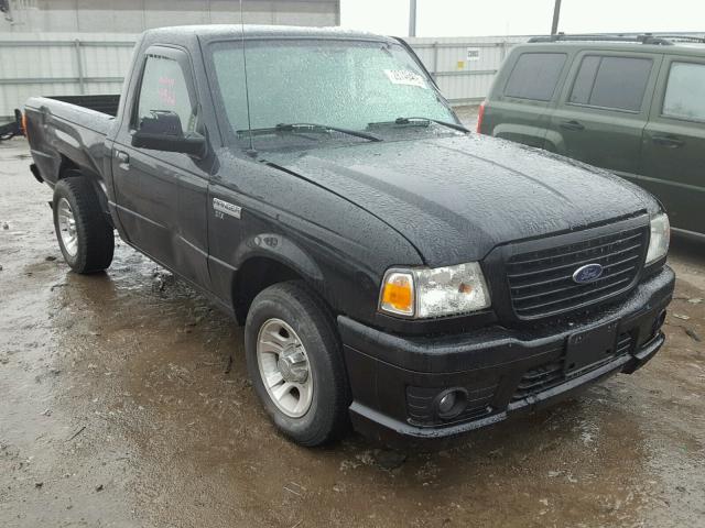 1FTYR10U46PA13142 - 2006 FORD RANGER BLACK photo 1