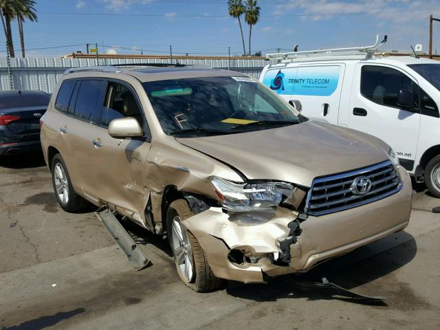 5TDDK3EH9AS031306 - 2010 TOYOTA HIGHLANDER GOLD photo 1