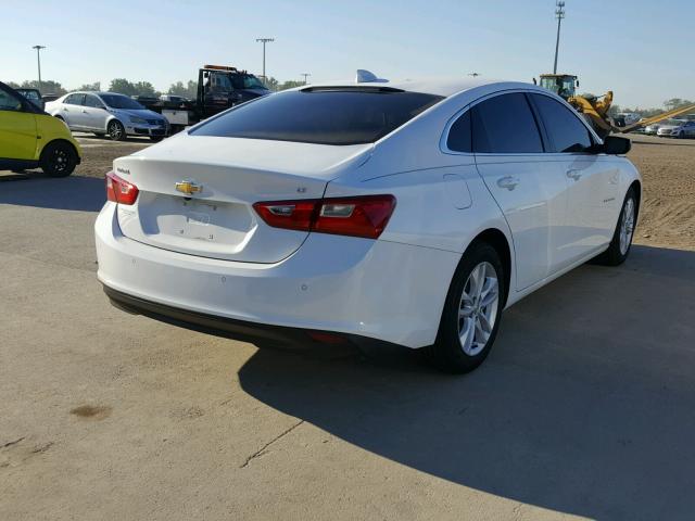 1G1ZE5ST7HF171262 - 2017 CHEVROLET MALIBU LT WHITE photo 4