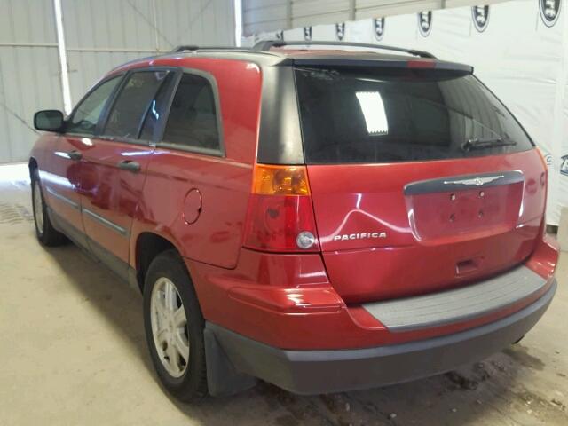 2A4GM48426R707465 - 2006 CHRYSLER PACIFICA BURGUNDY photo 3