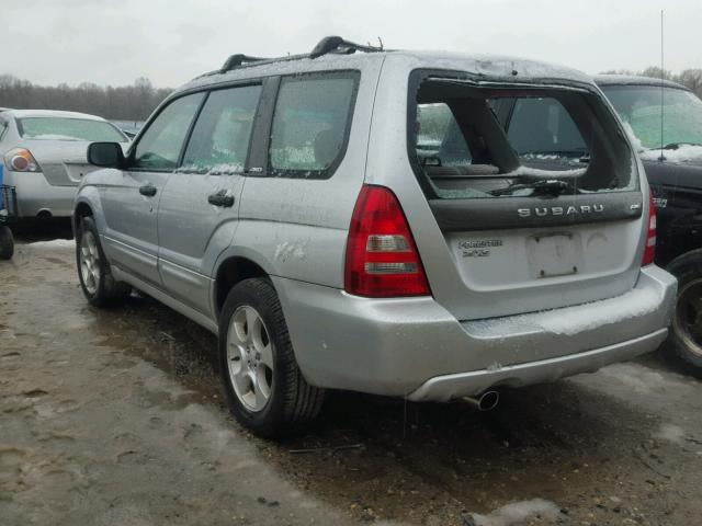 JF1SG65633H731473 - 2003 SUBARU FORESTER 2 GRAY photo 3