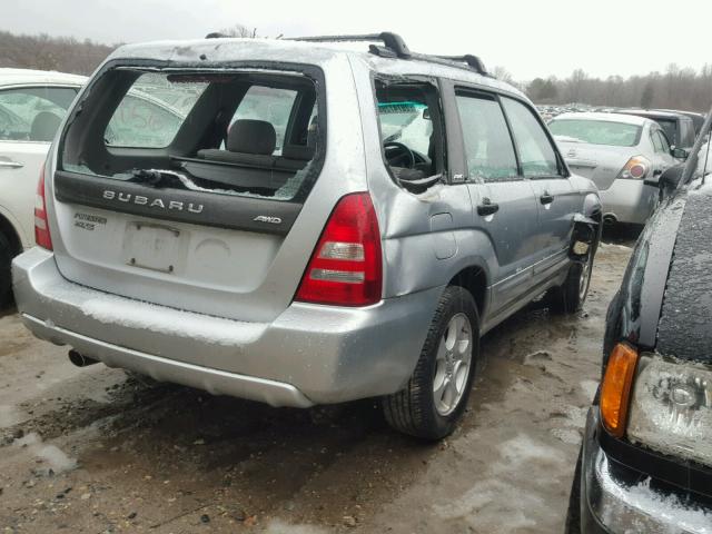 JF1SG65633H731473 - 2003 SUBARU FORESTER 2 GRAY photo 4