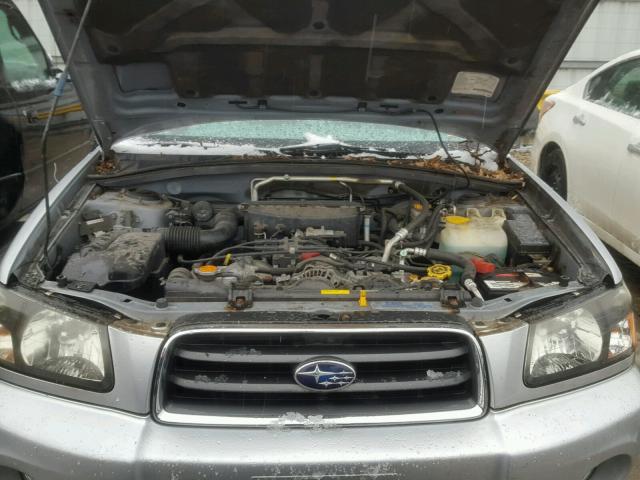 JF1SG65633H731473 - 2003 SUBARU FORESTER 2 GRAY photo 7