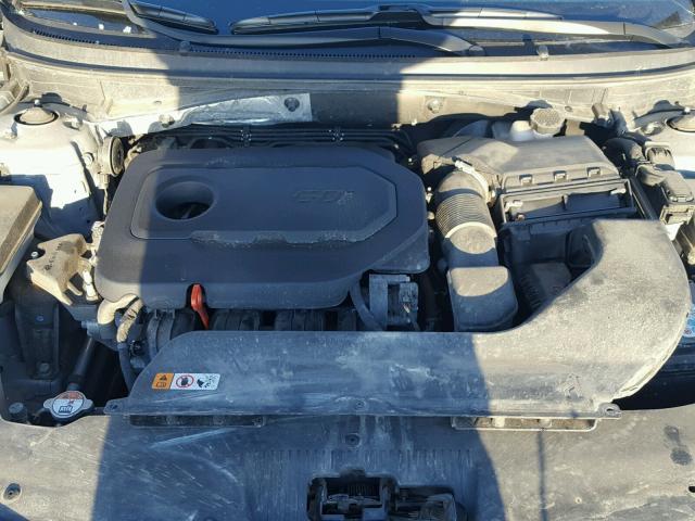 5NPE24AF3FH005960 - 2015 HYUNDAI SONATA SE SILVER photo 7