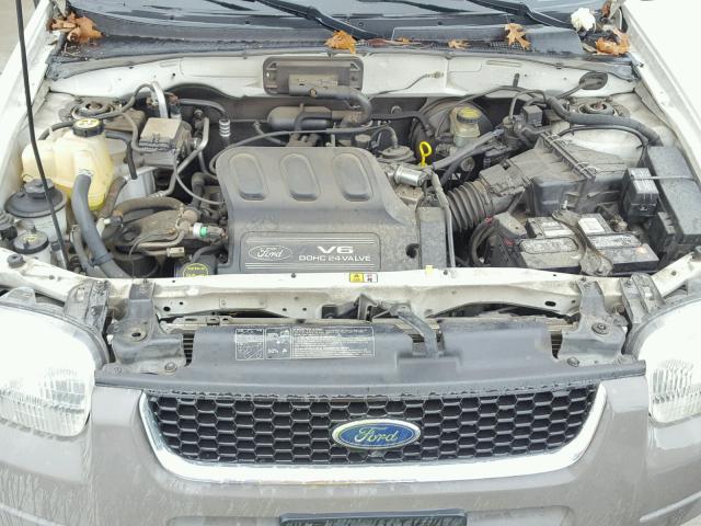 1FMYU03121KB22999 - 2001 FORD ESCAPE XLT WHITE photo 7